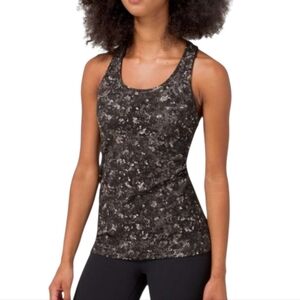 Lululemon Cool Racerback Tank Top Nulu Blossom Overlay Starlight Multi Size 4